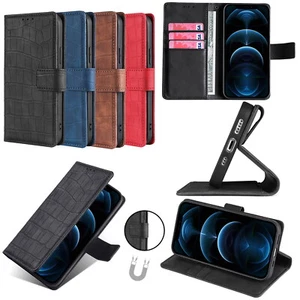 For Xiaomi Mi 5X 6 8 9 10 11 12 X4 Kickstand Flip Genuine Leather Case Cover - Picture 1 of 16