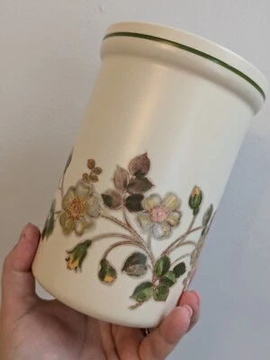 Vintage Marks & Spencer Autumn Leaves Utensil Jar 16.5cm - Image 1 of 4
