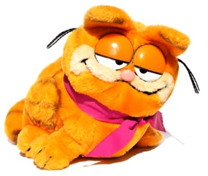 8" Plush Garfield FAT CAT Sitting 1978 1981 Vintage by Dakin - Picture 1 of 6