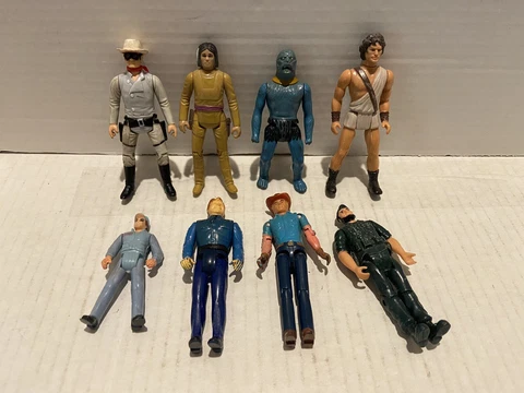 Vintage Action Figures Lone Ranger Clash Of The Titans ERTL Chips 1980’s 3.75” Cover