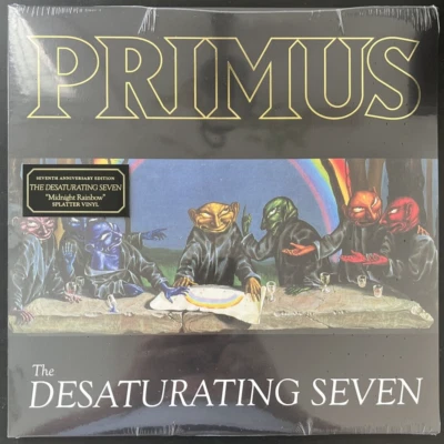 PRIMUS THE DESATURATING SEVEN RAINBOW SPLATTER VINYL LP ANNIVERSARY SEALED MINT - Image 1 of 2