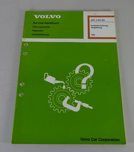 Workshop Manual Volvo 780 Coupe Interior Design/Glazing By 08/1986 - Picture 1 of 2