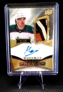 2022-23 Upper Deck Premier MATIAS MACCELLI Acetate Rookie Auto Patch Gold #57/65 - Picture 1 of 2