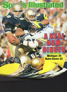 SPORTS ILLUSTRATED September 22, 1986-Michigan vs Notre Dame FREE S&H VG+ - Picture 1 of 1