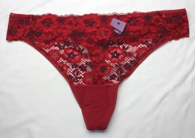 Tanga Lacy Red de Adore Me - Talla 2X Foto 1 de 4