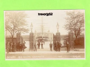 Entrance Royal Hospital School Cutty Sark Greenwich unused RP pc GP & OS Ref B29 - Picture 1 of 1