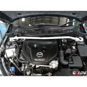 Mazda 2 DJ 1.5 2014 Ultra Racing Front Strut Bar Upper Brace 2 Points Steel  - Foto 1 di 2