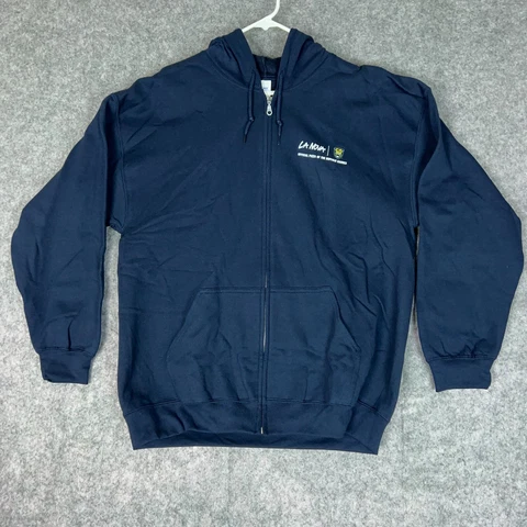 Buffalo Sabers Mens Sweatshirt Jacket Extra Large Blue White Hoodie NHL Hockey Cover
