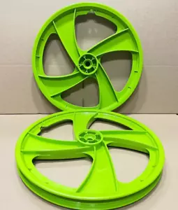 Bicicletta BMX 20" Cerchio Sportivo PVC (VERDE) 4 RAGGI Set di Ruote Expedite - Foto 1 di 1