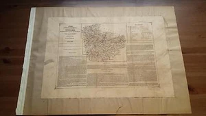 1880 Valverde y Alvarez, Mapa de la Provincia de Valladolid (España Map Spain) - Picture 1 of 1