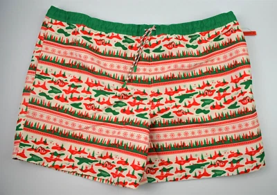 Magellan Outdoors Christmas Holiday Collection Men's 3XL Fish Gear Boat Shorts - Image 1 of 4