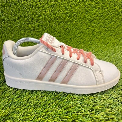 Adidas Cloudfoam Advantage Mujer Talla 8 Blanco Rosa Zapatos para Caminar Tenis Foto 1 de 4