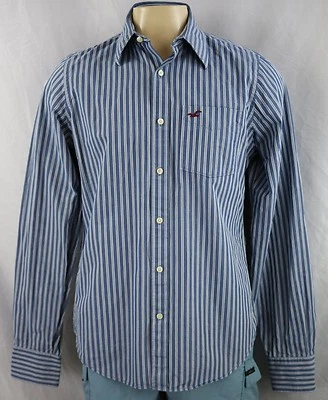 Hollister Men's Long Sleeve Casual Button Front Shirt Size L - Image 1 of 4