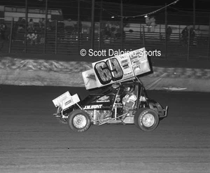 ORIGINAL ASCOT PARK 1988 BRENT KAEDING WORLD OF OUTLAWS SPRINT CAR PHOTO - Picture 1 of 1