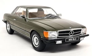 KK 1/18 Mercedes Benz 450 SLC C107 1973 Green Metallic Diecast Scale Model Car - Picture 1 of 8
