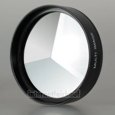 77mm 3-fach Multi Image Filter Prisma Tricklinse - 77 mm - Bild 1 von 4
