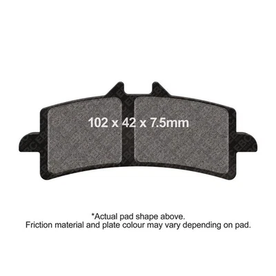 EBC Extreme Pro HH Brake Pad Set Front Right for Ducati 1098 R 2008 - 2009 - Image 1 of 4