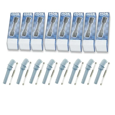 Bota bobina de ignição 8 peças NGK para 1997-2002 Ford E-150 Econoline 4.6L 5.4L V8 cd - Imagem 1 de 4