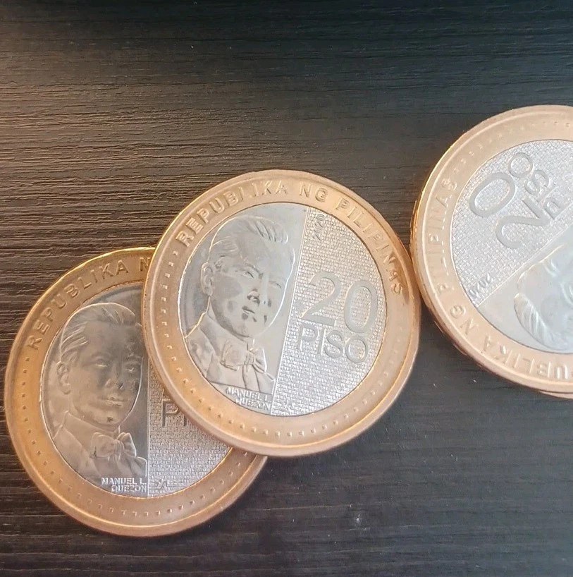 Moneda bimetálica Filipinas 20 Piso 2020 nueva generación Circ envío gratuito #160 Foto 1 de 4