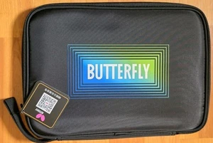 Butterfly Table Tennis Racket Case (for 2 Bats) - Pingpong Bat Cover - Picture 1 of 5