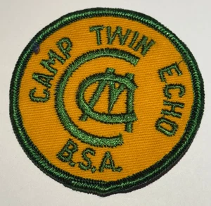 Camp Twin Echo Pennsylvania Green Boy Scout MX4 - Picture 1 of 1