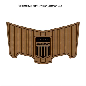 2008 MasterCraft X-2 Boat Swim Platform Pad Boat EVA Foam Faux Teak Deck Floor - Picture 1 of 19