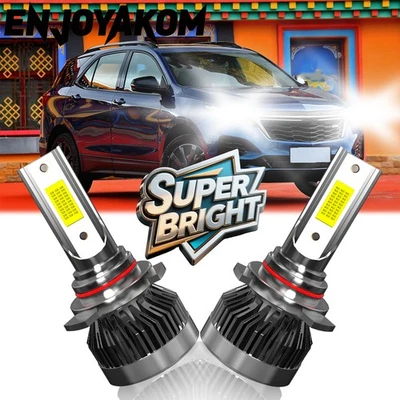 For Chevrolet Equinox 2018-2020 6000K LED Headlight Bulbs High Low Beam Lights - Image 1 of 4