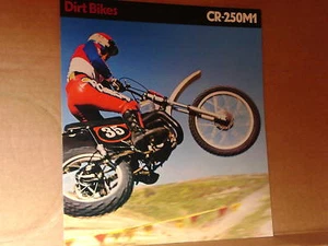 1975 Honda CR250 M1 ELSINORE Motorcycle Sales Brochure - Literature - Picture 1 of 2