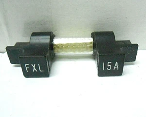 FXL15A BUNDY CORP. FUSE, 208 VOLTS/ 15 AMPS NEW OLD STOCK - Imagen 1 de 5