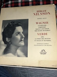 WAGNER & VERDI Opera Arias - BIRGIT NILSSON - ANGEL UK LP DOWEL - Picture 1 of 1