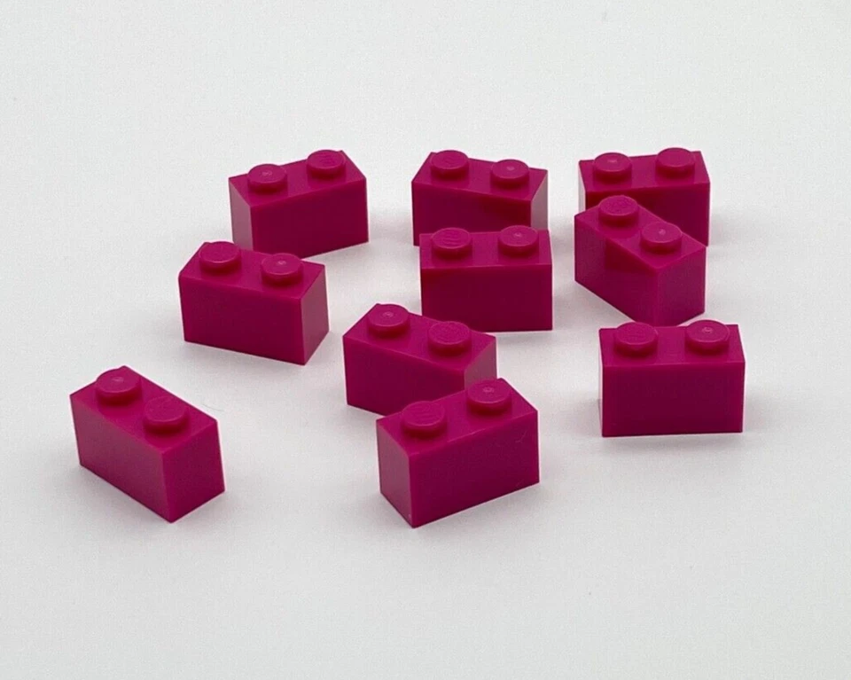 LEGO® 10x Stein Basic Baustein 1x2 hoch 3004 magenta NEU - Bild 1 von 1