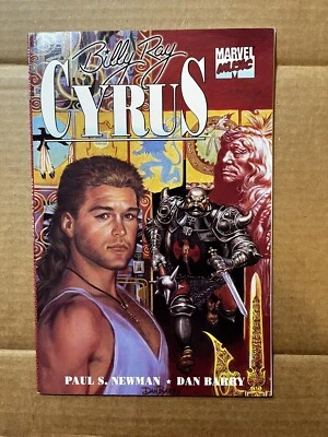 Marvel Music Comics Billy Ray Cyrus En estado bastante bueno/casi nuevo 1995 novela gráfica difícil de encontrar Foto 1 de 2