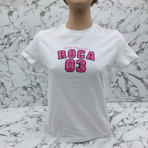 Rocawear Damen-T-Shirt weiß | rosa Mode neu mit Etikett - Bild 1 von 6