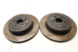 Rear Slotted Rotors Rotor Set for 2004 Subaru WRX STI  - Picture 1 of 8