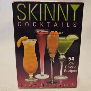 Recetas flacas de cócteles y bebidas 54 cartas recetas bajas en calorías nuevas en caja - Imagen 1 de 5
