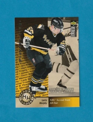 1995-96 Collector's Choice PLAYERS CLUB # 386 Larry Murphy PITTSBURGH PENGUINS - Image 1 of 2