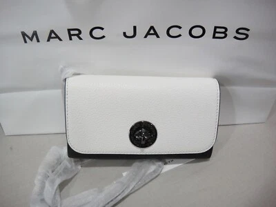 NUEVA CARTERA MARC JACOBS EN UNA CADENA DE NÍQUEL BOLSO DE HOMBRO al por menor $325.00.100% GENUINA Foto 1 de 4