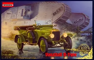Roden Models 1/72 VAUXHALL D-TYPE British WWI Staff Car - Picture 1 of 1