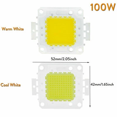 High Power LED Chip COB 10W 20W 30W 50W 70W 100W Kaltweiß Warmweiß Licht 36V 12V - Bild 1 von 4