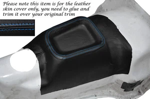 BLUE STITCH CENTER CONSOLE LEATHER SKIN COVER FITS TRIUMPH VITESSE 61-75 - Imagen 1 de 3
