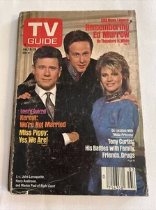 1986 January 18-24 TV GUIDE Magazine, Remembering ED MURROW (MH106) - Picture 1 of 3