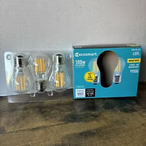 Ecosmart Dimmable A15 Medium Base 100w Replacement Bulbs - 3 Pack - 1006 265 453 - Picture 1 of 8