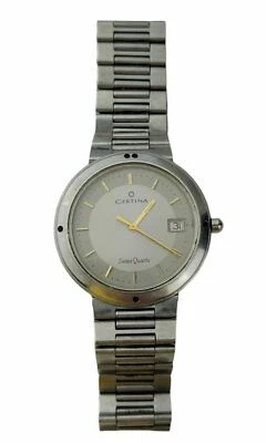 Reloj Pulsera Vintage Certina Cuarzo Suizo EOL113117541 CH2540 7 Joyas Acero Inoxidable Foto 1 de 4