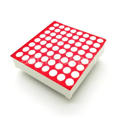 10 x Rot 3mm LED Dot Matrix Display Modul Gemeinsame Anode 8x8 64 Punkt 16-Pin - Bild 1 von 4