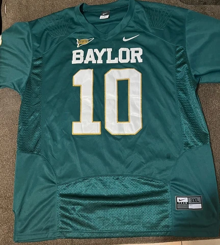Vtg Nike NCAA Baylor Bears Robert Griffin III #10 Jersey Sz 3XL Cover