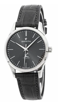 Zenith Elite Ultra Thin 03.2311.679 Hennessy Steel 33mm Automatic Mens Watch B&P - Image 1 of 4