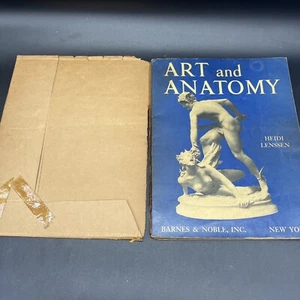 HEIDI LENSSEN ART AND ANATOMY 1946 1ST EDITION Soft bound with cover - Foto 1 di 10