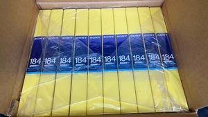 10 CASSETTES VIDÉO NUMÉRIQUE SONY BCT-184SXL BETACAM SX NEUF - Photo 1/1