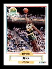 1990-91 Fleer Shawn Kemp #178 Rookie Card RC  ID: 6897