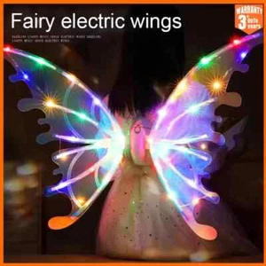 Electrical Butterfly Wings Toy with Music Lights Elf Wings Glowing Shiny Dress u - Picture 1 of 11